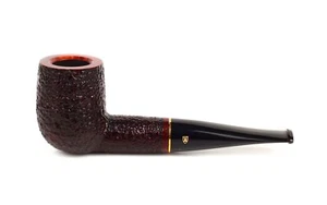 PIPA SAVINELLI ROMA 101 6mm BILLIARD DRITTA RADICA RADICA RUSTICATA BORGOGNA - Foto 1 di 3