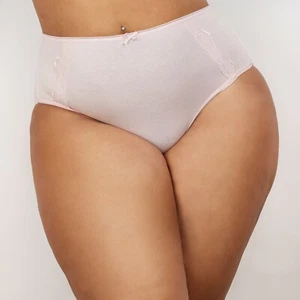 DAMEN BAUMWOLLE KOMPLETTE SLIPS DAMEN SPITZE KICKERS 3ER-PACK MAXI UNTERWÄSCHE GRÖSSEN 14-32 - Bild 1 von 11