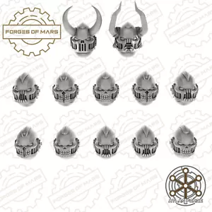Chaos Gladiators - Indivisible - Hades Helmets (x12) - Imagen 1 de 2