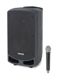 Samson Expedition PA Speaker System w/ Mic & Bluetooth - XP310w - D Band - Pair - Picture 1 of 7
