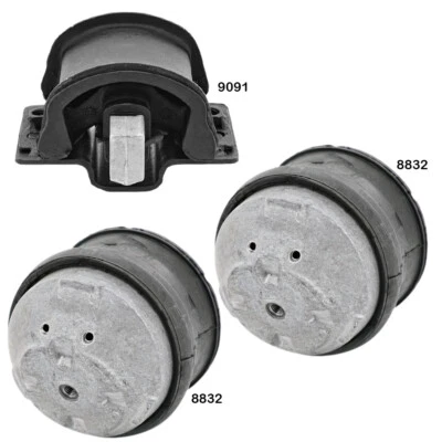 Conjunto de 3 montagens de motor e trans para Mercedes-Benz C220 2.2L 2022400617 2022400418 - Imagem 1 de 4