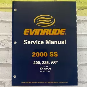 Evinrude SS 90° V FFI 200 225 2000 manual de servicio P/N 787064 - Imagen 1 de 11