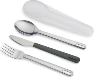 Joseph Joseph Duo Space-Saving Cutlery Set Knife Fork Spoon Stainless Steel with - Picture 1 of 12