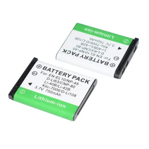 2X D-Li63 Battery for Pentax Optio M40 M90 M900 RS1000 RS1500 T30 V10 Optio M30 - Picture 1 of 5