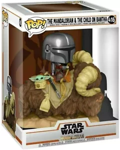 Funko Pop Star Wars | The Mandalorian and The Child on Bantha #416 - Picture 1 of 1
