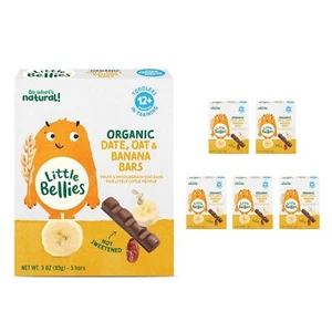 Little Bellies Organic Date, Oat & Banana Bars for Toddlers 12+ Months, 3 oz... - Picture 1 of 6