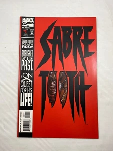 SABRETOOTH: DEATH HUNT COMPLETE MARVEL COMIC SERIES #1-4 - DIE-CUT COVER - VF/NM - Picture 1 of 10