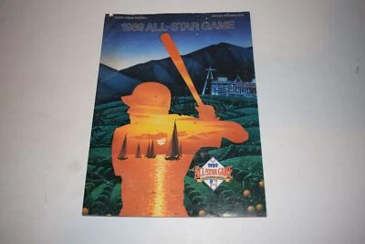 1989 MLB Baseball All-Star Game Program / Scorecard Unscored California (RUZ21) - Image 1 of 2