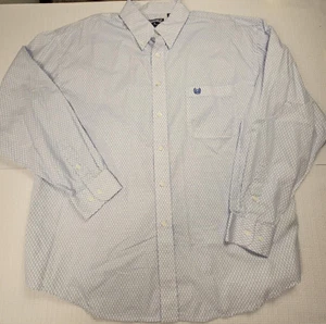 Panhandle Slim Men's XL White Cotton Button Down Long Sleeve Shirt - Picture 1 of 10