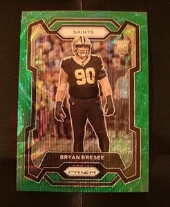 2023 Panini Prizm Rookies Green Wave Bryan Bresee Rookie New Orleans Saints #372 - Foto 1 di 2