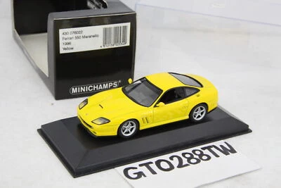 Ferrari 550 Maranello 1996 escala 1:43 Minichamps Amarillo (PMA 430076022) Foto 1 de 4