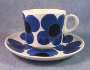 ARABIA OF FINLAND, Aurinko, Vintage, Coffee cup and saucer, Excellent Condition - Picture 1 of 3