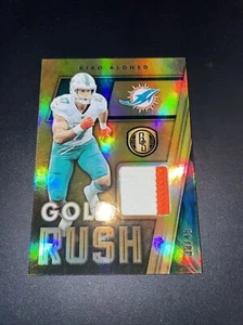 2019 Panini Kiko Alonso Gold Standard Gold Rush 2 Color Jersey Patch Relic /49 - Picture 1 of 4
