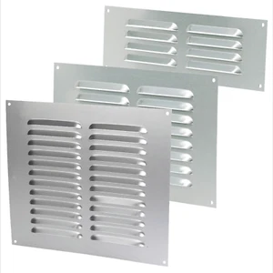 Montaje en pared SAA ventilación de aire Louvre 3"" 6"" 9"" rejilla de ventilación de metal cubierta para mosca - Imagen 1 de 2