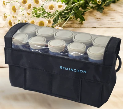 Remington EXPRESS 10 INSTANT Travel Hot 10 Rollers Case & Clips - Image 1 of 4
