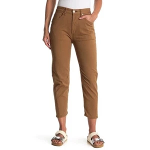 Rag & Bone Women’s 32 Engineered High Rise Crop Chino Pants Khaki Brown Tan NWT - Picture 1 of 12