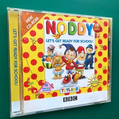 Noddy LET'S GET READY FOR SCHOOL Puzzles Activity Educational CD-ROM Windows PC - Image 1 of 4