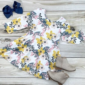 Okie and Lou Melissa Dress Flowers Brand New  - Picture 1 of 1