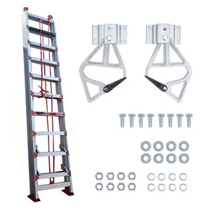 Aluminum Rung Lock Kit Fit for Werner Extension Ladder Locks Replacement 1 Pair - Picture 1 of 9