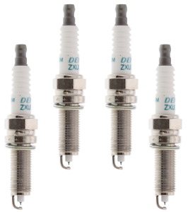 Set of 4 Denso Spark Plugs for Kia Forte Koup, Forte5, Optima, Rio, Sportage