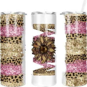 #Momlife Mom Life Design Stainless Steel Skinny 20oz Tumbler W/ Lid & Straw - Picture 1 of 1