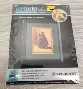 Zweistik Artiste Mini Contado Punto de Cruz Berenjena 1389220 5x7" Nuevo Precintado - Imagen 1 de 6