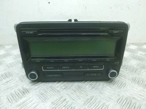 2011 VOLKSWAGEN PASSAT RADIO CD MEDIA PLAYER UNIDAD PRINCIPAL 1K0035186AA - Imagen 1 de 7
