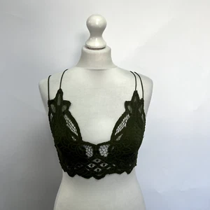 Free People FP One Adella Bralette. Green. XS. RRP £32 - Picture 1 of 5