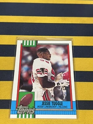 1990 Topps - #479 Jessie Tuggle (RC) - Image 1 of 2