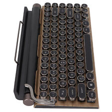 Typewriter Gaming Keyboard Mechanical Retro Typewriter Keyboard Bluetooth5.0