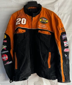20 - Tony Stewart Suede Leather Jacket 2XL Official NASCAR Wilsons Leather - Picture 1 of 18