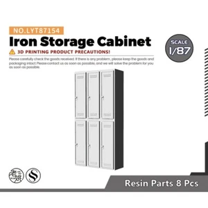Yao's Studio LYT87154 1/87 HO Scene Model Iron Storage Cabinet - Picture 1 of 2