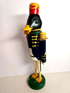 Cascanueces de madera vintage 12" SWANK DuckSoldier edición limitada vacaciones - Imagen 1 de 4