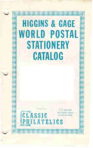 FINLANDIA SUOMI - CATÁLOGO DE PAPELERÍA POSTAL ESPECIALIZADA HIGGINS y GAGE Foto 1 de 1