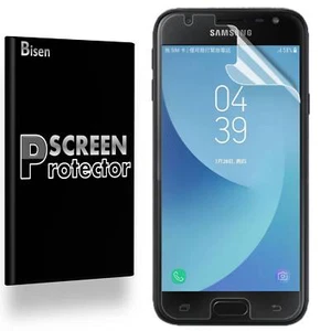 Samsung Galaxy J3 Emerge [4-PACK BISEN] HD Clear Screen Protector Guard Shield - Picture 1 of 6