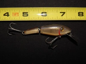 L&S 00M Sinker 2 1/2" Vintage Jointed Crankbait fishing Lure Mirr O Lure - Picture 1 of 5
