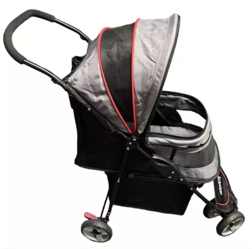 Regal Plus Pet Stroller For Dogs Cats, Breeds Up to 25 lbs, Gray Shadow - Image 1 of 4