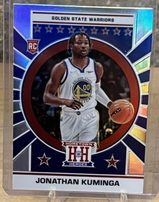 2021-22 Panini Chronicles Hometown Heroes Jonathan Kuminga RC Silver Prizm - Image 1 of 2