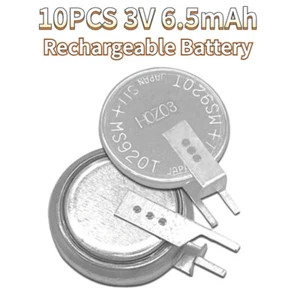 Brandneu 10x MS920T-FL27E 3 V 6,5 mAh Akku wiederaufladbar für Meter Rückstrom - Bild 1 von 8