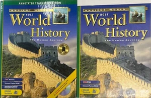 High School Ancient World History Student Teacher Edition Bundle Homeschool Lot - Picture 1 of 2