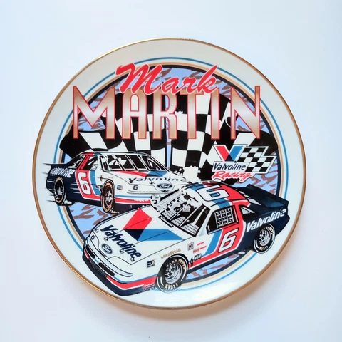 Mark Martin Comemorative plate Cover