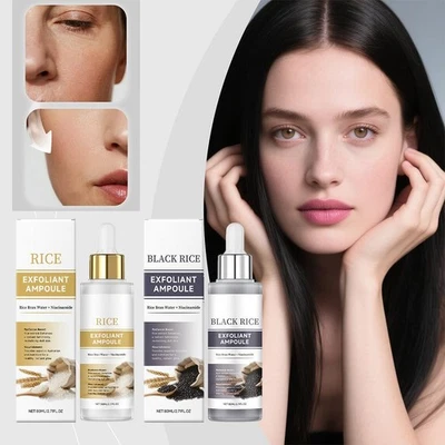 NUEVA AMPOLLA DE ARROZ EXFOLIANTE PEEL SHOT GLOW 2% C (ARROZ BLANCO) ARROZ/NEGRO 80 ML♈ M0Y1 - Imagen 1 de 4