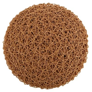 12 piezas manteles redondos trenzados de papel, antideslizantes, aislantes térmicos3948 - Imagen 1 de 3