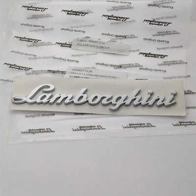 Rear Script Emblem Badge Compatible with Lamborghini Huracan Gallardo 400853742B - Image 1 of 2