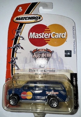 Matchbox & MasterCard Special 2005 MLB All Star Edition Chevy Suburban New 1:64 - Image 1 of 4