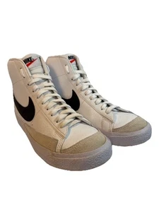 Nike Blazer Mid 77 weiß schwarz Leder Wildleder US Größe 6 hoher Sportschuh - Bild 1 von 18