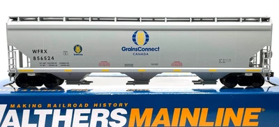 HO WALTHERS MAINLINE 910-7647 60' NSC 5150 3-BAY COVERED HOPPER GRAIN CONNECT - Image 1 of 2