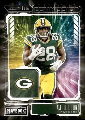 2021 Panini Playbook #ZC-AJD AJ Dillon Zoning Commission - Image 1 of 2