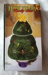 Piatto caramelle natalizie vintage albero di Natale 10" 06020321 - Foto 1 di 9