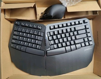 PERIDUO-813B US, Wireless Ergonomic Compact Keyboard & Vertical Mouse Bundle - Image 1 of 4